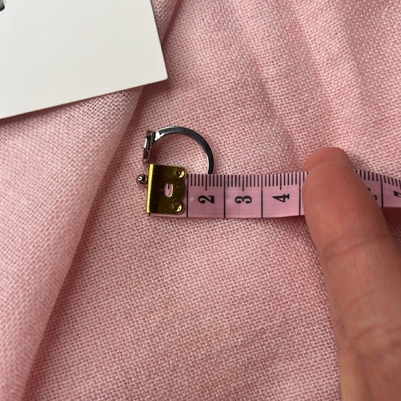 Ettika open back ball point ring silver toned - Picture 4 of 7